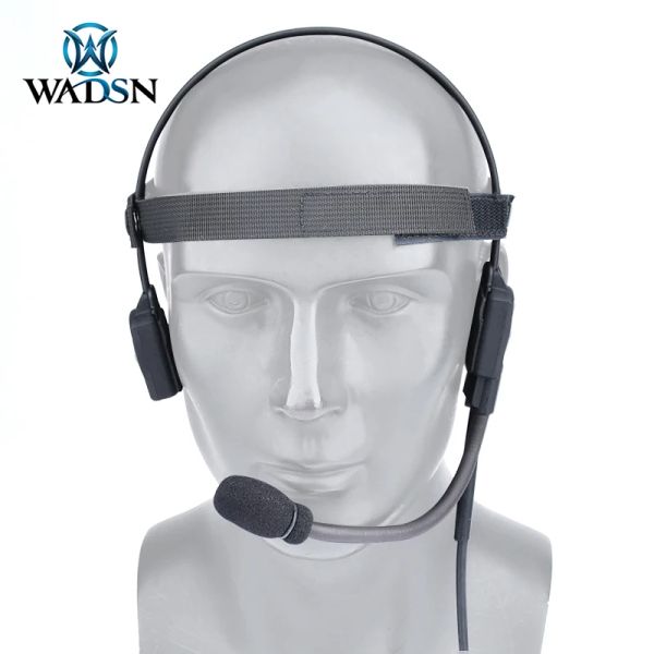 Accessoires Wadsn Tactical Headset MH180 V CONDUCTION ORSE CONDUCTION COMMUNITION MILITAIRE 7.0 Plug Kenwood PTT AIRSOFT HUNTING ACCESSOIRES