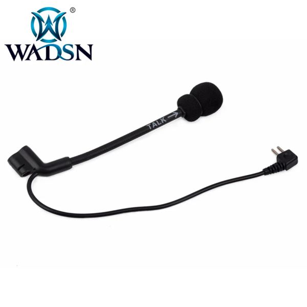 Accesorios Wadsn Micrófono de piezas de micrófonos tácticos para Comtac II Talkback Comtac Series Auriculares Actualización de micrófono WZ014 Accesorios de auriculares