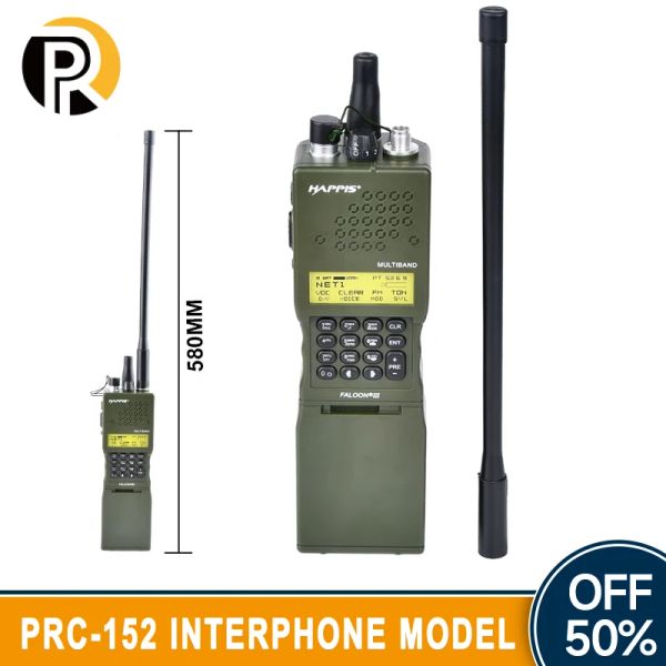 Accesorios WADSN Táctico Militar MILIT PRC152 Modelo Interphone Dummy Radio Communication Modelo de apoyo de fotografía virtual no funcional