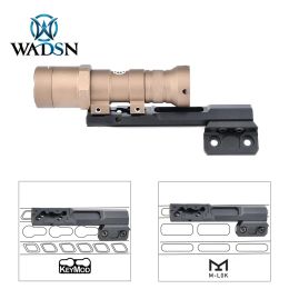 Accessoires WADSN Tactical Scout Light Offset Mount Base M300 M600 Mount de lampe de poche