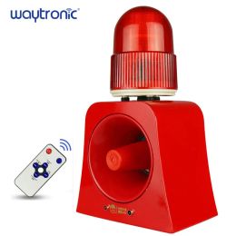 Accessoires Waarschuwingssignaal Beacon Light Horn Siren 120dB Outdoor Audible and Visual Alarm Annunciator voor veiligheidsprompt 12V 24V 220V