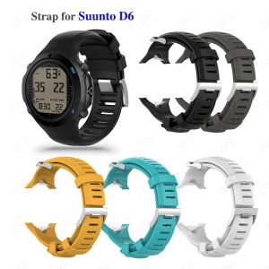 Accessoires Bracelet de montre pour Suunto D6 Dive D6i NOVO ZULU Bracelet de remplacement bande de Silicone bracelets de montre intelligente Correa accessoires
