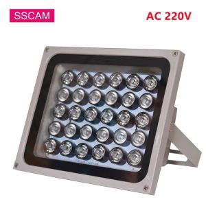 Accesorios impermeables AC 220V Seguridad Infrarrojo Lámpara de iluminación de metal 30 piezas Array IR Leds Luces para cámara de CCTV en la noche