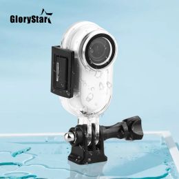 Accessoires Basage étanche pour INSTA360 GO 2 2 Protecteur de caméra sous-marine de plongée à carter de carter à vis à vis de la coque 1/4 pouces