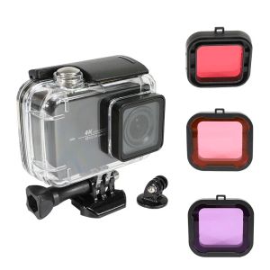 Accessoires Waterdichte kast voor Yi 4K Action Camera Xiaoyi 4K+ Protection Shell Lite 4K Duikbehuizingsdoos Mount w/Filterkits Accessoires