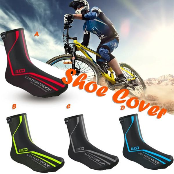 Accessoires Couvertures de chaussures de cyclisme étanches Gardez au chaud hiver des femmes Chaussures pour hommes Cover Mtb Road Bike Racing Cycling Overshoes Bike Lock Protector