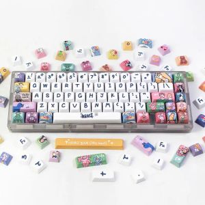 Accessoires vagues 104 + 19 xdalike Profil Keycap Set Cherry MX PBT Dyesubbed pour le clavier de jeu mécanique