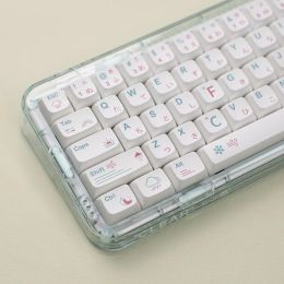 Accesorios Tema climático KeyCap XDA KeyCap PBT SUBLIMACIÓN TERMAL 132 61 64 68 84 87 98 100 104 Solo teclas Capas sin teclado