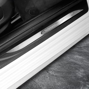 Accessories Welcome pedal Door Sill Scuff Plate Guards Protector cover strips Stickers For BMW F10 F20 F30 F32 F34 F25 X1 X5 X6 Ca298N