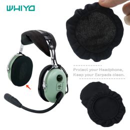 Accessoires Whiyo Remplacemen Soft Stretch Earpads Absorption de transpiration Washable Aprofing Désodorisant pour David Clark H10 60 20 76 30 40 13.4