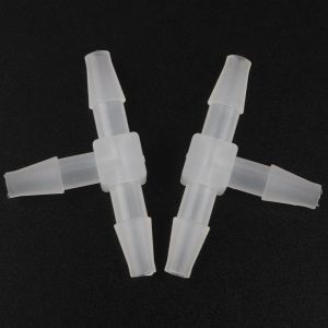 Accessoires Groothandel 100 stcs 1.615,8 mm PP Plastic Pagode T -stuk connectoren Aquarium Vistank Luchtpomp Fittingen Druppelirrigatieslangverbindingen