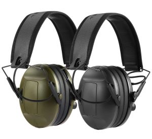 Accessoires Protection auditive électronique en gros de la prise de vue Earmluff Protéger la réduction du bruit NRR 21 dB casque de chasse actif