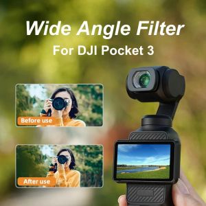 Accesorios Filtro de gran angular para el bolsillo DJI 3 Obtenga más de la escena Cámara de mango de cardán Filtro de lente wideeAngle para bolsillo DJI 3 Accesorios