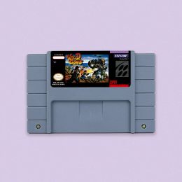 Accessoires Wild Guns Action Game voor SNES 16 -bit single card usa ntsc eur pal videogame consoles cartridge