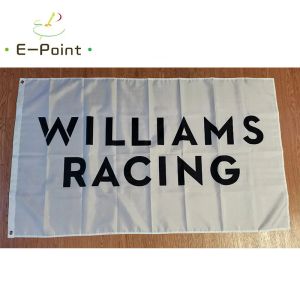 Accessoires Williams F1 Racing Team Flag 2ft * 3ft (60 * 90cm) 3ft * 5ft (90 * 150cm) Taille Décorations de Noël pour le drapeau à domicile Cadeaux