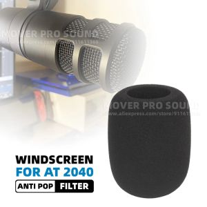 Accessoires de pare-brise Couverture de micro éponge anti-pop filtre pare-brise pour audio technica AT2040 au 2040 SHIELD DU MICHONE DE MICHOINE