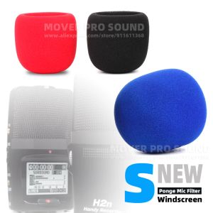 ACCESSOIRES Microphone Microphone Mousse de vent pour le vent pour zoom H2N H 2n H2 N Recorder Squeur éolien écran micro