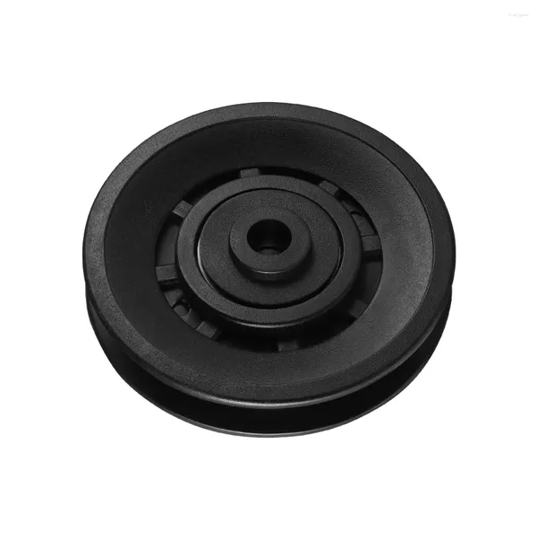 Accesorios Ruedas de polea WINOMO Guía de rueda de rodamiento de abrasión universal resistente al desgaste Pieza de equipo de fitness para gimnasio (negro)