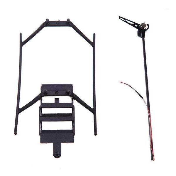 Accesorios Wltoys V977-008 Patín de aterrizaje para RC Helicóptero V977 V930 Parte V977-009 Tail Motor Set Helico