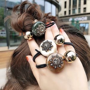 Accessoires Dames 2021 Korea Mode Simple Skin Rubber Band Touw Haarbanden Sieraden voor Meisje