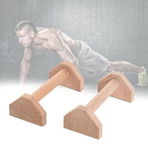 Accessoires support de pompes en bois Parallettes support de gymnastique callisthénique barre de support entraînement de Fitness