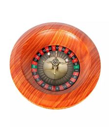 Accessoires houten roulette wiel set draaitafelcompetito tafelspellen voor drinking entertainment zang feestspel volwassenen kinderen3672158