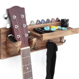 Accessoires houten muur gemonteerde beugel display rack gitaar standhouder muurhanger haak voor muziekliefhebbers spelen accessoire