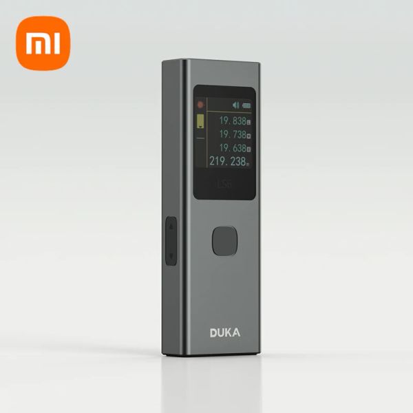 Accesorios Xiaomi Duka Atuman LS6 Ransfintor de láser 40m Mini Medidor de ángulo de distancia Medidor de medición de herramientas portátiles de línea láser recargable portátil