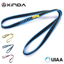 Accessoires XINDA Escalada Professionele Outdoor Rotsklimmen Sling 22kN Riem Lang 60cm 150cm Breedte 16mm Dik 2.8mm Hoge Sterkte Riemen