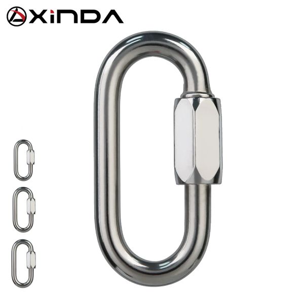 ACCESSOIRES XINDA Sécurité professionnelle de haute qualité Lock Master en acier inoxydable Portes à vis Oshape Lock Carabiner Rock Corloc