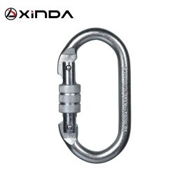 Accessoires Xinda Professional Rock Rock Rock Tension Tension Safety Supervivencia Lock Equipement Carabiner Camping Randonnée Kit de survie