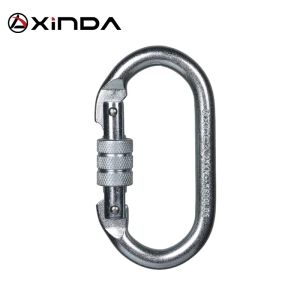 Accessoires Xinda Professional Outdoor Rock Climbing Spanning Safety Superivivencia Lock Equipment Carabiner Camping Hiking Survival Kit