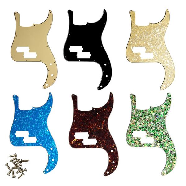 Accessoires Xinyue P Bass Pickguard avec vis PB PL SCRACK PLAQUE ATTENDU Guitare basse de précision