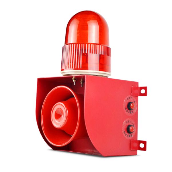 Accessoires yasong sla01h modèle sirène d'alarme industrielle, 25W LED strobe Light 0120db Horn 9 Tone Réglable avec USB Port IP65 Waterpgoof