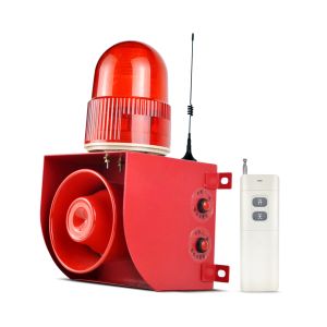 Accessoires yasong sla01hy à distance de télécommande sirène LED stroboscope avertissement 120 dB corne électrique 25W AC110V