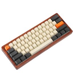 Accesorios YMDK Carbon 61 87 104 Capas de perfil PBT de Keyset en blanco Capas de perfil OEM para teclado mecánico MX