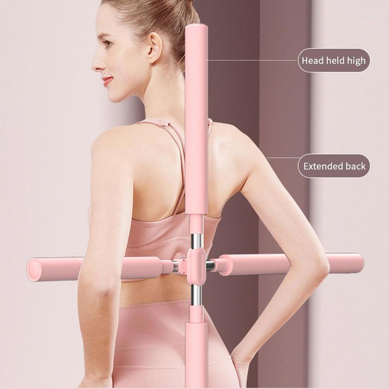 Accessori Yoga Sticks Stretching Tool per la postura Retrattile Design Humpback Correction Stick