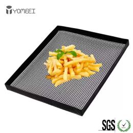 Accessoires Yomeei Mat de barbecue antiadhésif 30 * 20 cm panier alimentaire Rack de torréfacteur réutilisable BQUI COLAGE CHILING COLING TRAK