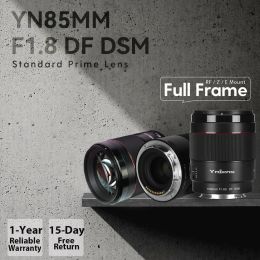 Accessoires Yongnuo 85 mm F1.8 pour Nikon Z Canon RF Sony E Mount Auto Focus Portrait Large Aperture AF Camera Lens