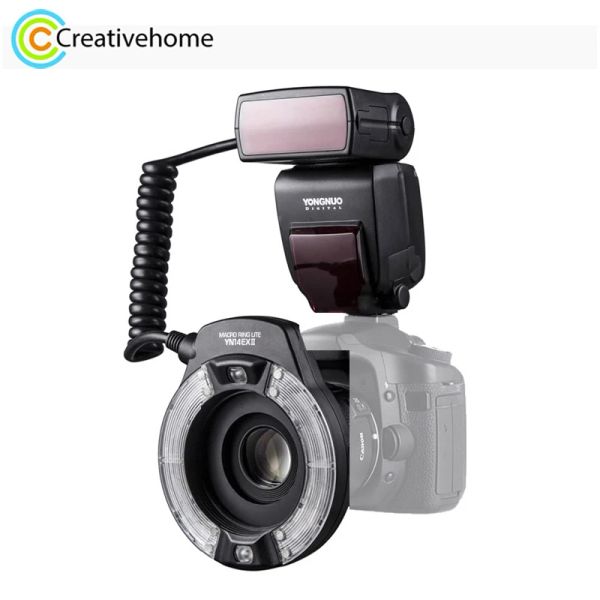 Accessoires yongnuo professionnel ttl ro anneau flash speedlite Light pour canon caméras en gros plan photographie