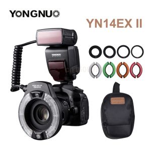 Accessoires Yongnuo yn14ex II RO LED -ring Flash Light M/TTL met 52 mm/58 mm/67 mm/72 mm Adapterring yn14exii voor Canon Sony Camera DSLR