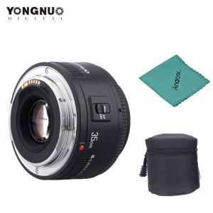 Accessoires yongnuo yn35mm f2.0 objectif grand angle fixe / prime lentille automatique pour le canon 600d 60d 5DII 5d 500d 400d 650d 600d 450d lentille de caméra