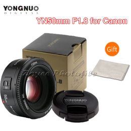 Accessoires yongnuo yn50mm yn50 f1.8 lentille de la caméra ef 50mm af mf objectif pour canon rebelle t6 eos 700d 750d 800d 5d Mark II IV 10d 1300d yongnuo