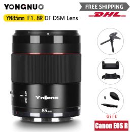 Accessoires yongnuo yn85mm f1.8r lentilles de caméra df df dsm fullframe focus rfmount pour canon eos r pr r3 r5 r6 miroir sans miroir