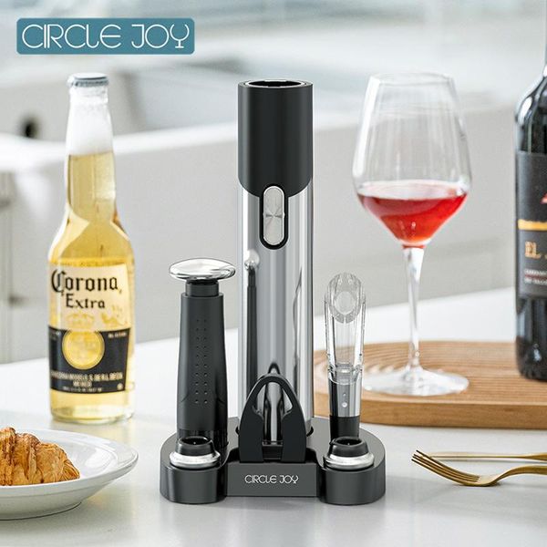 Accessoires YouPin Circle Joy Joy 5 in 1 Bottric Bottle Wine Opender Set Automatic Couchés Couchette Red Wine Fast Decanter Kitchez ACCESSOIRES D'ACCESSOIRES