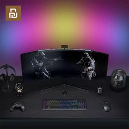 Accessoires YouPin Lymax Monitor Computer Table Table Lampe Curved Screwing Bureau Lampe à la lampe Eyecare Soundensitive Hang Gaming Light Nouveau