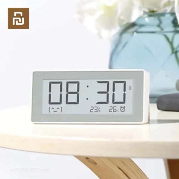 Accesorios YouPin Miaomiao Elink Ink LCD Pantalla Smart Digital Reloj Meder Sensor de alta precisión Medidor Inicio Termómetro interior