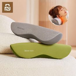 Accesorios Utsepin Repor Nuevo almohada de almohada de cuello estiramiento de grafeno cervical Rodillo de compresión caliente Almohada quiropráctica con aplicación Mijia