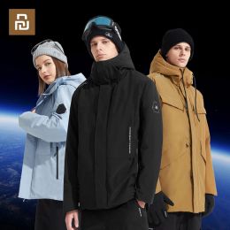 Accessoires Youpin Supield Airgel Warm Cold Resistant Jacket Men Farinfrarred verwarming Winterjas jas winddichte waterdichte casual parka