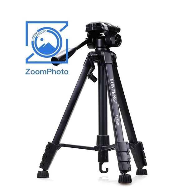 Accessoires Yunteng 668 trépied professionnel en aluminium pour appareil photo avec tête panoramique pour appareil photo numérique Canon Nikon Sony SLR DSLR